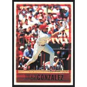 1997 Topps #124 Juan Gonzalez