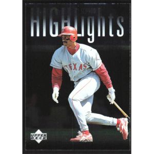 1997 Upper Deck #219 Juan Gonzalez Season Highlights Checklist