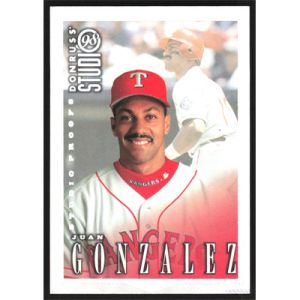 1998 Studio Silver Press Proofs #160 Juan Gonzalez
