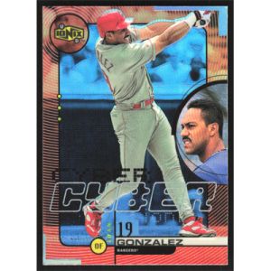 1999 UD Ionix Cyber #C10 Juan Gonzalez