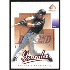 2001 SP Game Bat #62 Luis Gonzalez