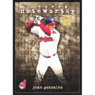 2001 Topps Noteworthy #TN20 Juan Gonzalez