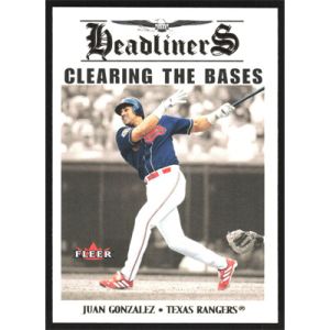 2002 Fleer Headliners #18 Juan Gonzalez