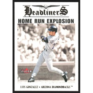 2002 Fleer Headliners #9 Luis Gonzalez