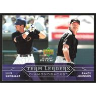 2005 Upper Deck First Pitch #262 L. Gonzalez/R. Johnson Team Leaders