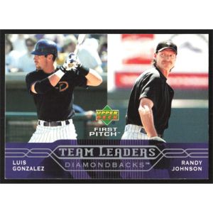 2005 Upper Deck First Pitch #262 L. Gonzalez/R. Johnson Team Leaders