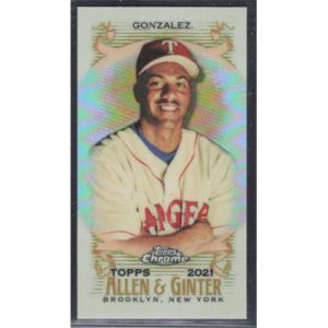 2021 Topps Allen & Ginter Chrome Mini #162 Juan Gonzalez