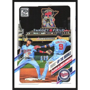 2021 Topps #553 M. Gonzalez/J. Polanco Celebration Checklist