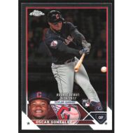 2023 Topps Chrome Update #USC47 Oscar Gonzalez Rookie Debut