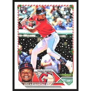 2023 Topps Holiday #H188 Oscar Gonzalez