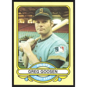 1983 Galasso '69 Pilots #33 Greg Goossen UER - Name Misspelled Goosen