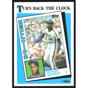 1989 Topps #661 Dwight Gooden Turn Back the Clock - 1984