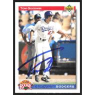 1992 Upper Deck #20 Tom Goodwin Star Rookie Autographed