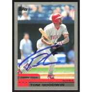 2000 Topps #183 Tom Goodwin Autographed