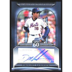 2011 Topps 60 Autographs #T60A-DG Dwight Gooden Autographed