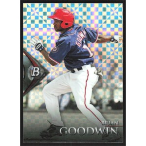 2014 Bowman Platinum Chrome Prospects X-Fractors #BPCP69 Brian Goodwin