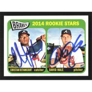 2014 Topps Heritage #82 C. Bethancourt/D. Hale Rookie Stars Autographed