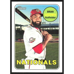 2018 Topps Heritage #585 Brian Goodwin