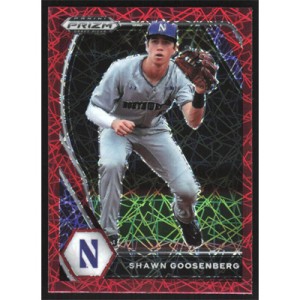 2021 Panini Prizm Draft Picks Red Velocity #184 Shawn Goosenberg