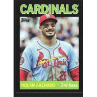 2025 Topps Archives Black Foilboard #80 Nolan Arenado