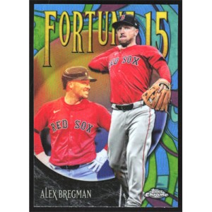 2025 Topps Chrome Update Fortune 15 #F15-11 Alex Bregman