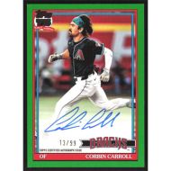 2026 Topps '91 Autographs Green #91A-CC Corbin Carroll Autographed