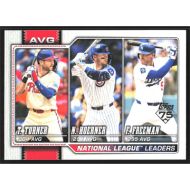 2026 Topps #151 T. Turner/N. Hoerner/F. Freeman League Leaders