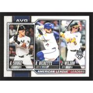 2026 Topps #204 A. Judge/B. Bichette/J. Wilson League Leaders