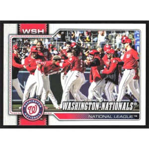 2026 Topps #266 Washington Nationals Team Card