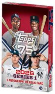 2026 Topps Baseball Complete Base Set - (1-350) 75th Anniversary