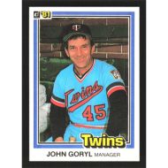 1981 Donruss #527 John Goryl