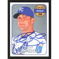 2008 Upper Deck O-Pee-Chee #OPC-AG Alex Gordon Autographed