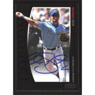 2009 Topps Unique #129 Alex Gordon Autographed