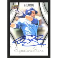 2009 Upper Deck Signature Stars #9 Alex Gordon Autographed