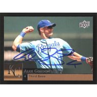 2009 Upper Deck #680 Alex Gordon Autographed