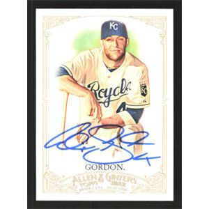 2012 Topps Allen & Ginter #34 Alex Gordon Autographed