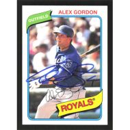 2012 Topps Archives #106 Alex Gordon Autographed