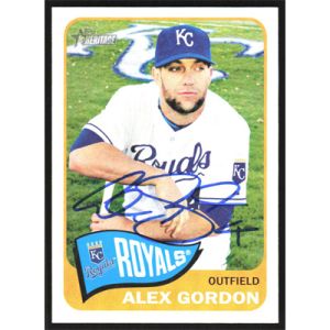 2014 Topps Heritage #103 Alex Gordon Autographed