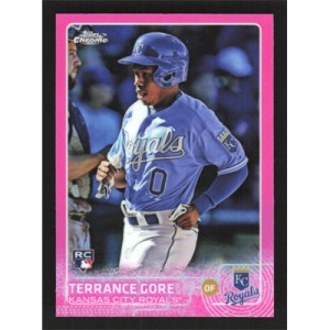 2015 Topps Chrome Pink Refractors #130 Terrance Gore