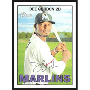 2016 Topps Heritage #254 Dee Gordon