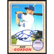 2017 Topps Heritage #339 Alex Gordon Autographed