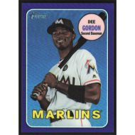 2018 Topps Heritage Chrome Purple Refractors #THC-209 Dee Gordon