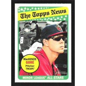 2018 Topps Heritage Minors #182 MacKenzie Gore All-Star