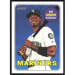 2018 Topps Heritage #209 Dee Gordon