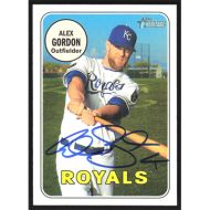 2018 Topps Heritage #386 Alex Gordon Autographed