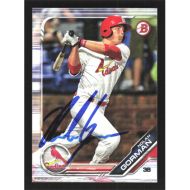 2019 Bowman Prospects #BP-60 Nolan Gorman Autographed