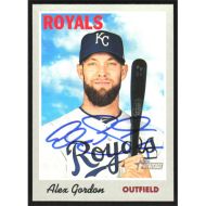 2019 Topps Heritage #108 Alex Gordon Autographed