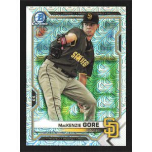 2021 Bowman Chrome Mega Box Prospects Refractors #BCP-105 MacKenzie Gore