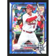 2021 Bowman Chrome Sapphire Prospects #BCP-90 Nolan Gorman