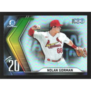 2022 Bowman Chrome Scouts Top 100 #BTP-20 Nolan Gorman